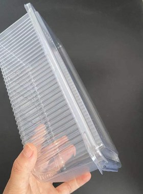 加长绿色红色蛋卷盒长方形面包带盖子手工蛋卷包装盒糕点盒