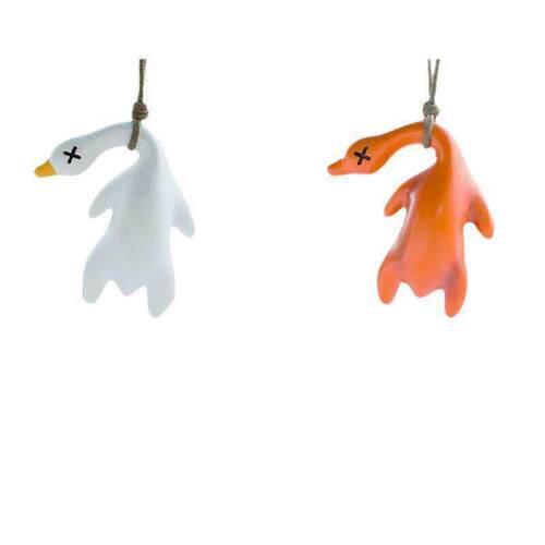 Color changing roasted duck car pendant, rearview mirror, d