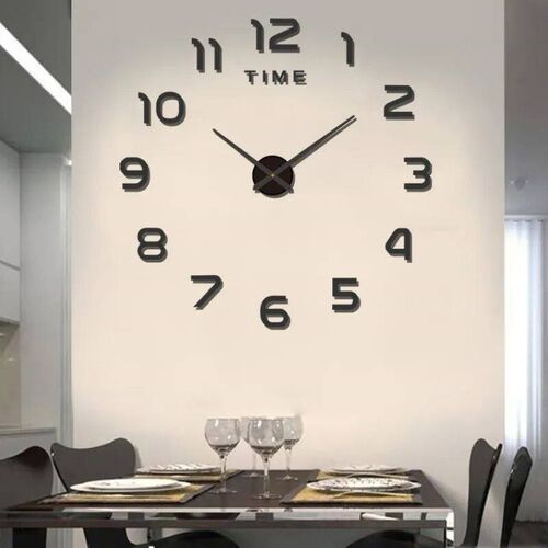 Simple  Modern Design Digital DIY Clock Silent Wall Clock Ro