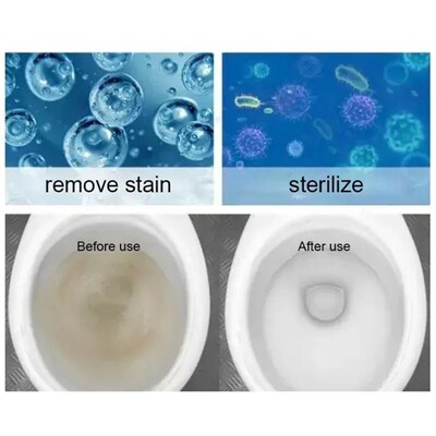 30Pcs Toilet Cleaner Toilet Cleaning Tablets Yellow Dirt Cle