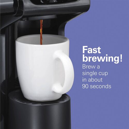 FlexBrew Trio Coffee Maker, Single Serve or 12 Cups, Black,