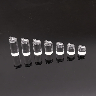 7Pcs Different Height Acrylic Round/Square Finger Ring Jewel