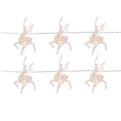 Christmas Reindeer String Lights Garland Elk Fairy Lights