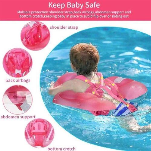 Floating Canopy For Kids Inflatable Swim Trainer Float With