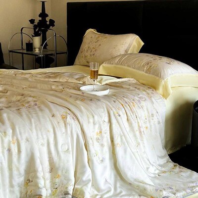 Eucalyptus Lyocell Silky Cotton Filler Bedspread Cooling Sof