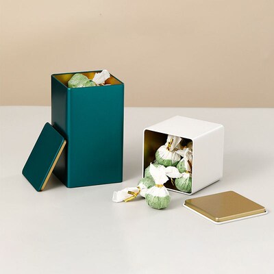 Tea Packaging Cans General Square Cans Dahongpao Green Tea
