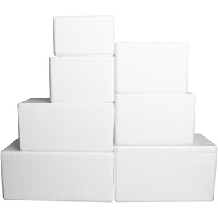 邮政泡沫箱快递专用水果生鲜冷冻保温箱商用摆摊种菜泡沫盒子