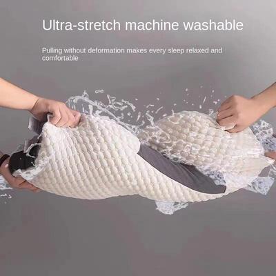 3D SPA Massage Pillow Partition Knitted Cotton Pillow Bed 枕