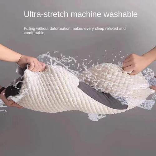 3D SPA Massage Pillow Partition Knitted Cotton Pillow Bed 枕