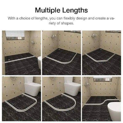 Shower Barrier Water Stopper Sealing Bathroom Waterproof