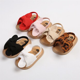 Baby Shoes Handtied Bow Soft Antislip Sole Learning Walker S