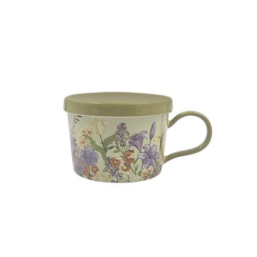 Vintage Art Ceramic Coffee Mug Oil Painting Design Gift