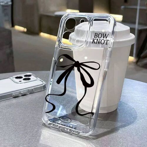 Cute Colorful Minimalist Bow Printed Case For  Galaxy A16 A3