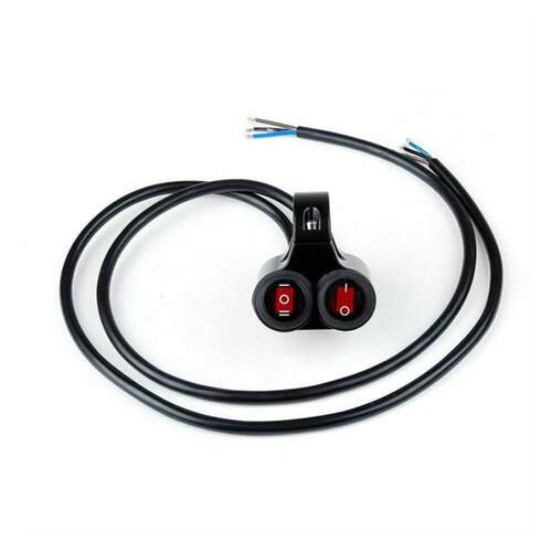 22mm Motorcycle Handlebar Dual Button Switch ON/OFF Button