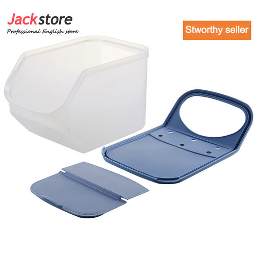 rice bottle pot cover food glass storage container box can