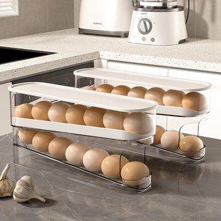 2-piece stackable refrigerator egg rack egg container鸡蛋架