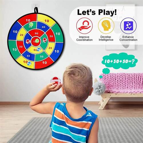 Montessori Dart Board Target Sports Games Toys For Children