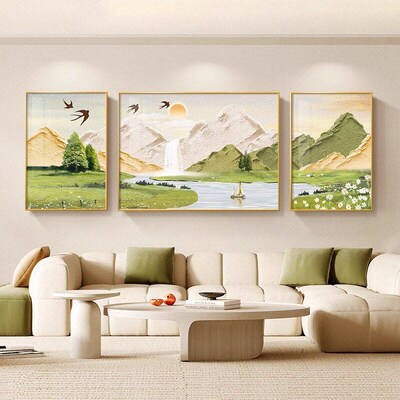 Living room decorative painting sofa background wall mural