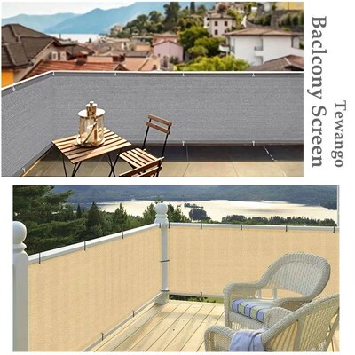 4 Colors Balcony Privacy Screen Outdoor Sun Shade Net Gazebo