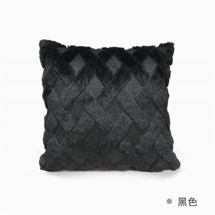 velvet plaid pillow sofa cushion cover pillowcase枕套
