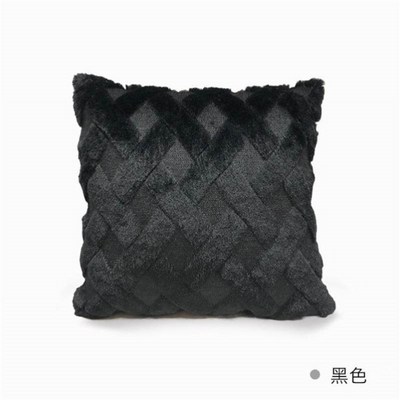 velvet plaid pillow sofa cushion cover pillowcase枕套