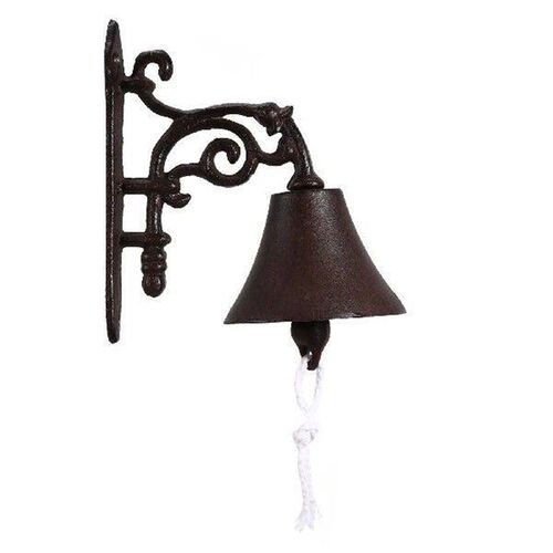Home Decor Retro Doorbell Cast Iron Wall Manually Shaking