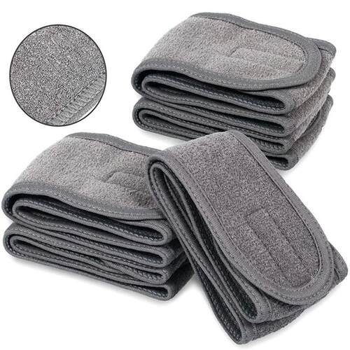 Women Adjustable SPA Facial Headband Bath Makeup Hair Band H