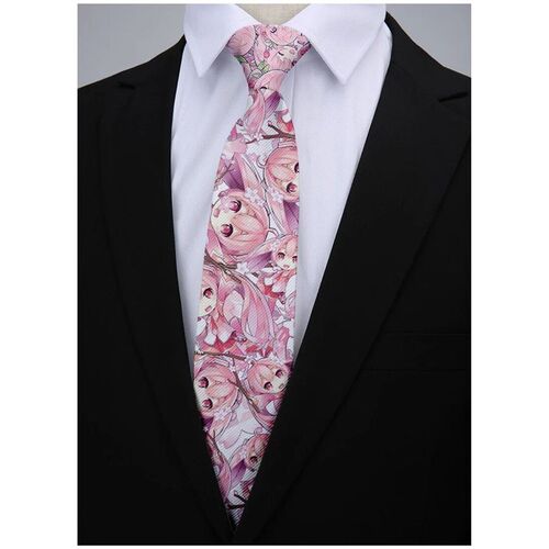 Japanese cartoon printing mens tie fashion casual 8cm creat
