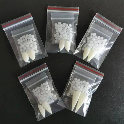 Suit Resin Vampire Teeth Fangs Halloween Props Diy Teeth Plu