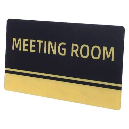Acrylic Meeting Signage Office Door Decor Signs Clear