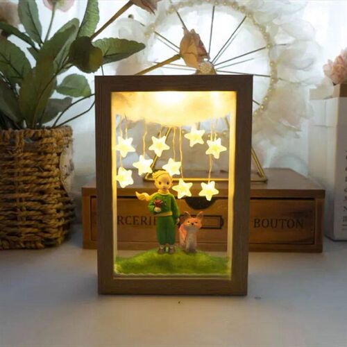 The Little Prince Night Light Handmade DIY Photo FrameStarry