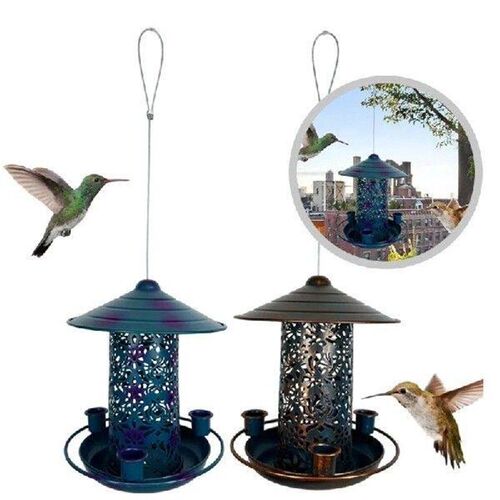 Bird Feeders Outside Hanging Seed Platform Large Capacity