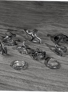 mens joint ring snake punk Male domineering finger rings