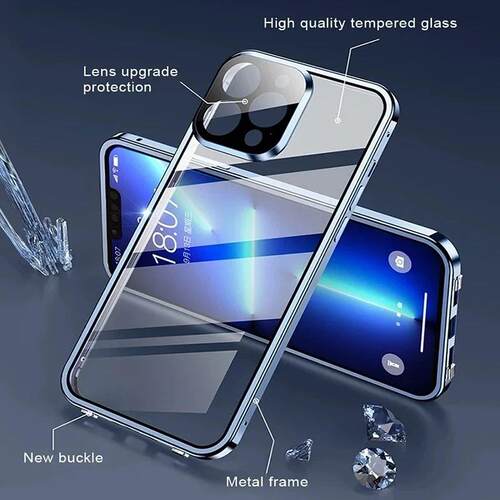 360Full Protection Metal Magnetic Double Sided Glass Snap