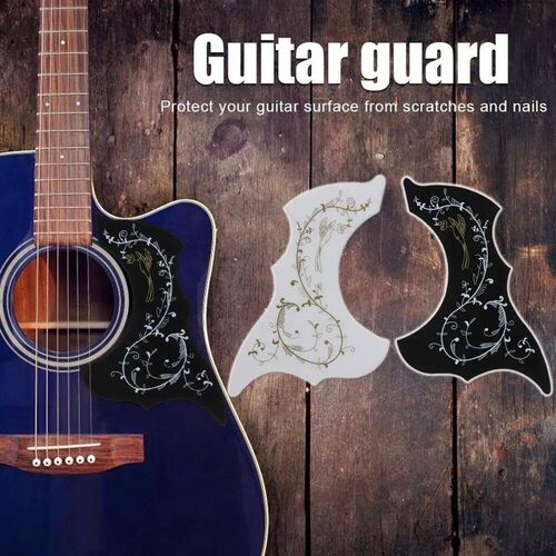 2pcs Acoustic Guitar Scratch Plate Pick Adhesive Acoustic Gu