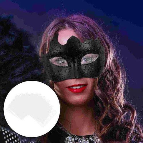 10 Pcs Mask Eye Network White Mesh Animal Crafts Kit
