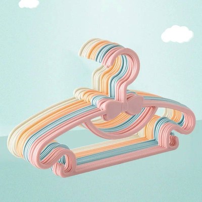 1/4/10Pcs Baby Hangers for  Plastic Kids Hangers for Nursery