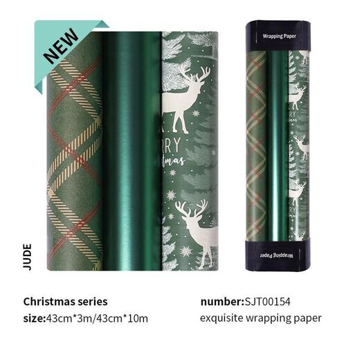 Christmas Wrapping Paper Bulk Pack, Holiday Gift Wrap
