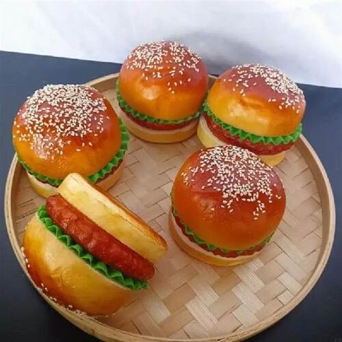 L9BE Artificial PU Burger Model Realistic Hamburger