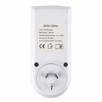 Digital Timer Socket Switch AU Plug 240V Automation Power Ti