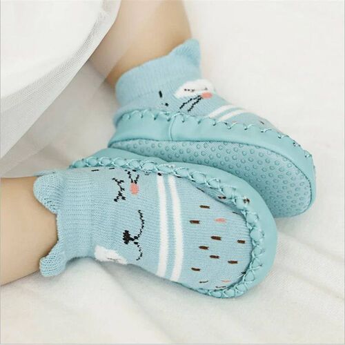 New Baby Socks With Rubber Soles Infant Sock Newborn Autumn