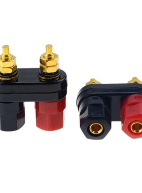 1pc Banana plugs Couple Terminals Red Black Connector Amplif