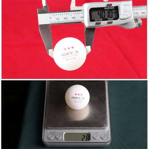 Huieson 3 Star Ping Pong Balls 50~100 PCS ABS 40+ New Materi