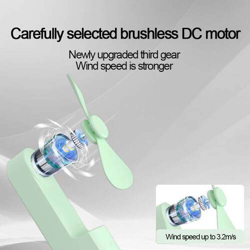 Foldable Small Fan Portable and high-power Hand Held Portabl