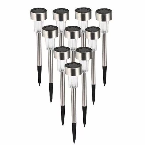 10PCS LED Lawn Lamp Solar Panel LED Spike Spot Light Lawn Li