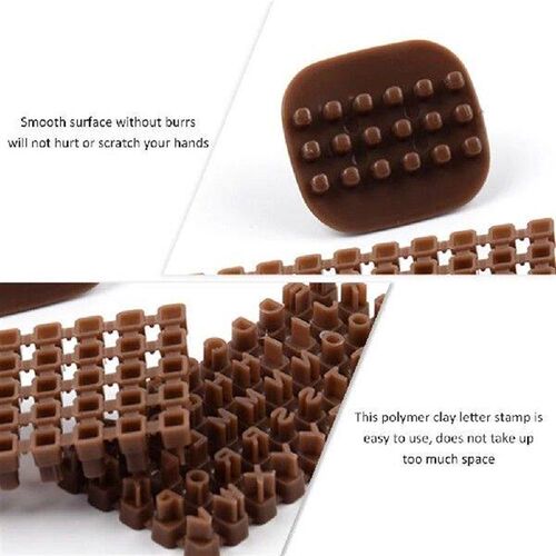 3 Pcs Printing Stamps Polymer Clay Decorative Decorate Tool