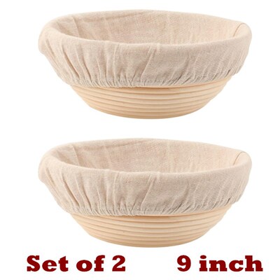 Round Bread Dough Proofing Rising Rattan Baskets Sourdough