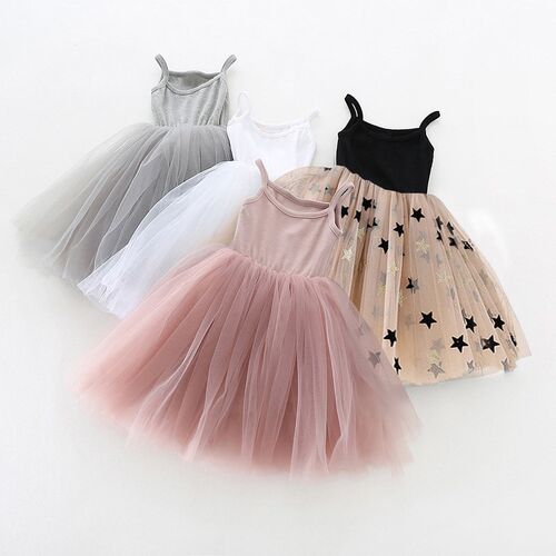 Little Girls Dress For Party Wedding Summer 2021 Baby Kids D