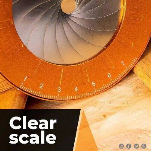 Measuring Round Ruler Aluminum Alloy And Stainless Steel