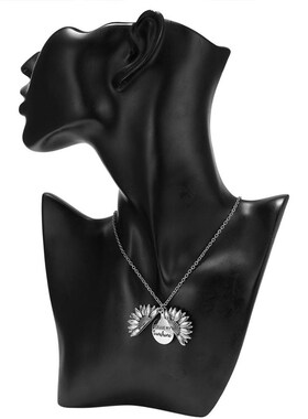 You are my sunshine Vintage Creative Sunflower pendant Doubl